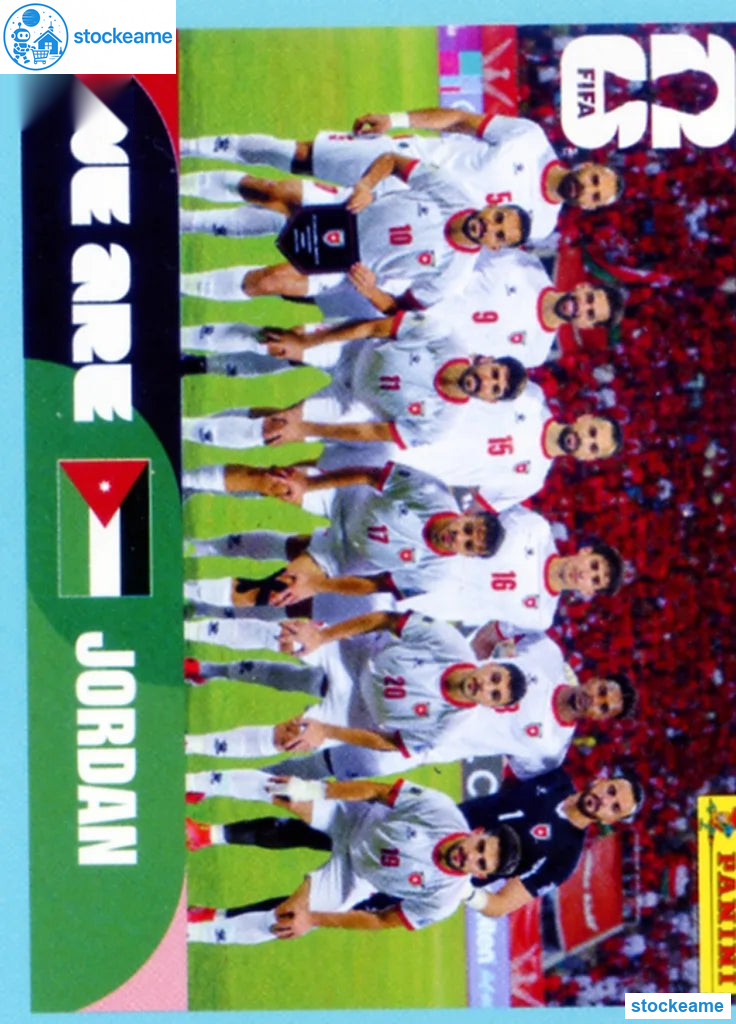 JOR013 - Team Photo | Jordan | Panini World Cup 2026 Base Sticker - Image 2