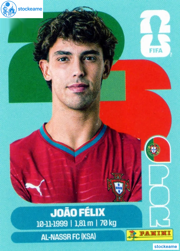POR017 - João Felix | Portugal | Panini World Cup 2026 Base Sticker - Image 2