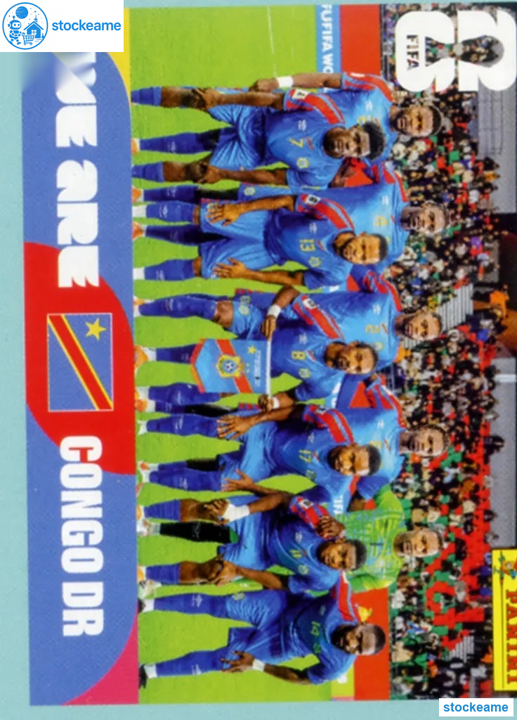 COD013 - Team Photo | DR Congo | Panini World Cup 2026 Base Sticker - Image 2