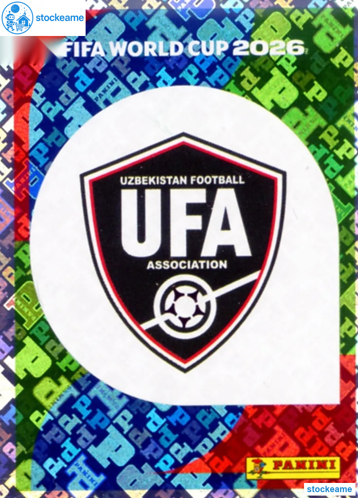 UZB001 - Emblem | Uzbekistan | Panini World Cup 2026 Foil Sticker - Image 2