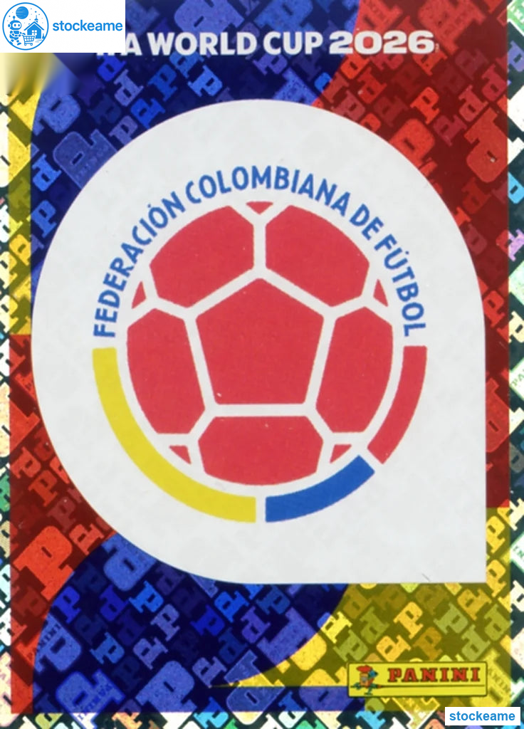COL001 - Emblem | Colombia | Panini World Cup 2026 Foil Sticker - Image 2