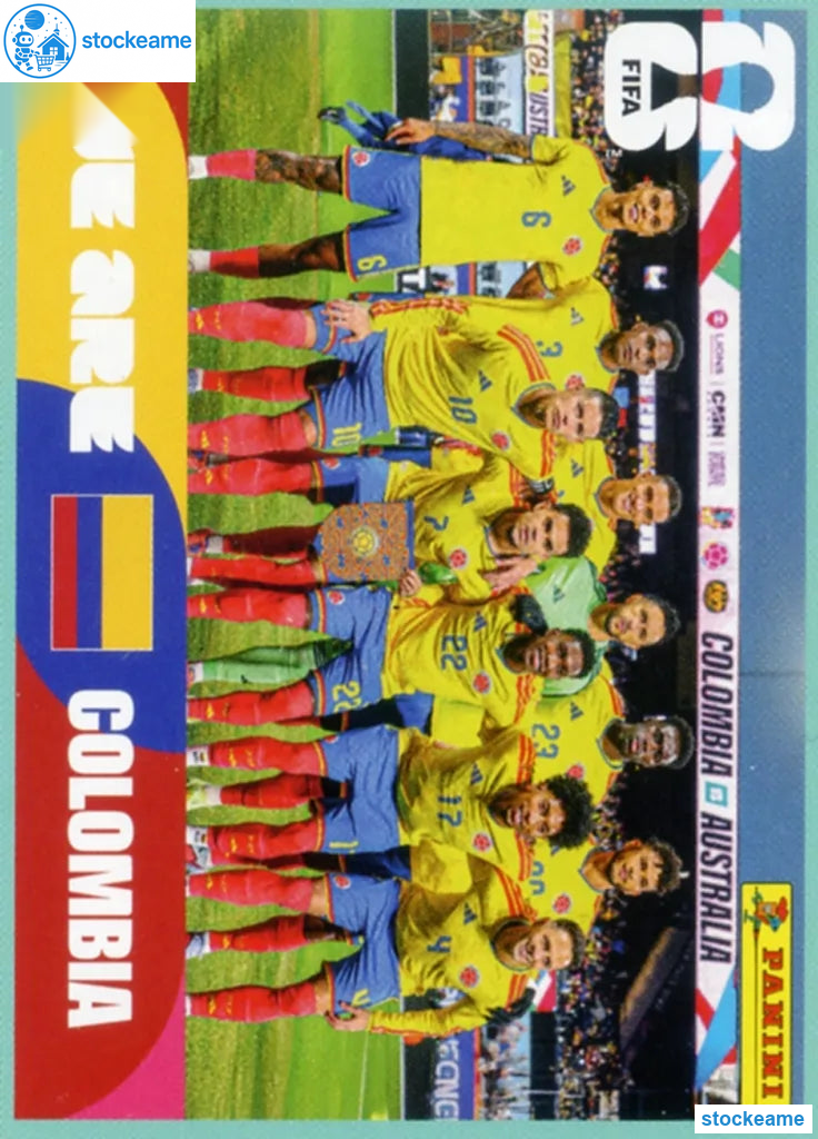 COL013 - Team Photo | Colombia | Panini World Cup 2026 Base Sticker - Image 2