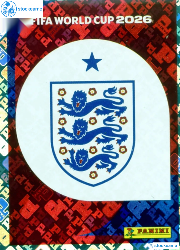 ENG001 - Emblem | England | Panini World Cup 2026 Foil Sticker - Image 2