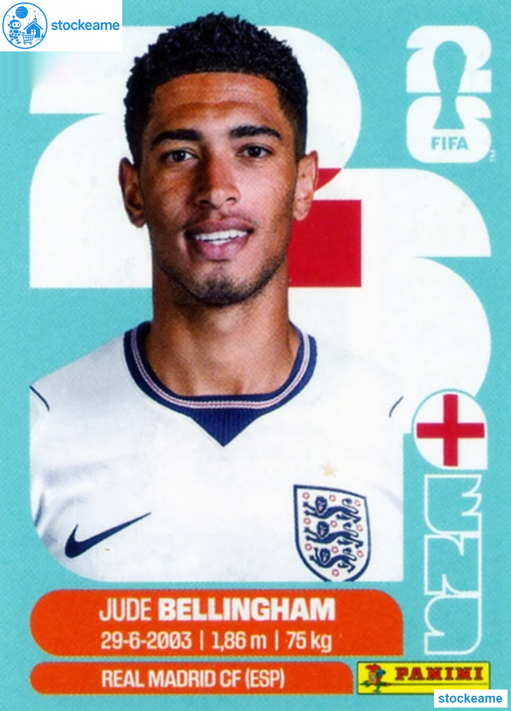 ENG011 - Jude Bellingham | England | Panini World Cup 2026 Base Sticker - Image 2