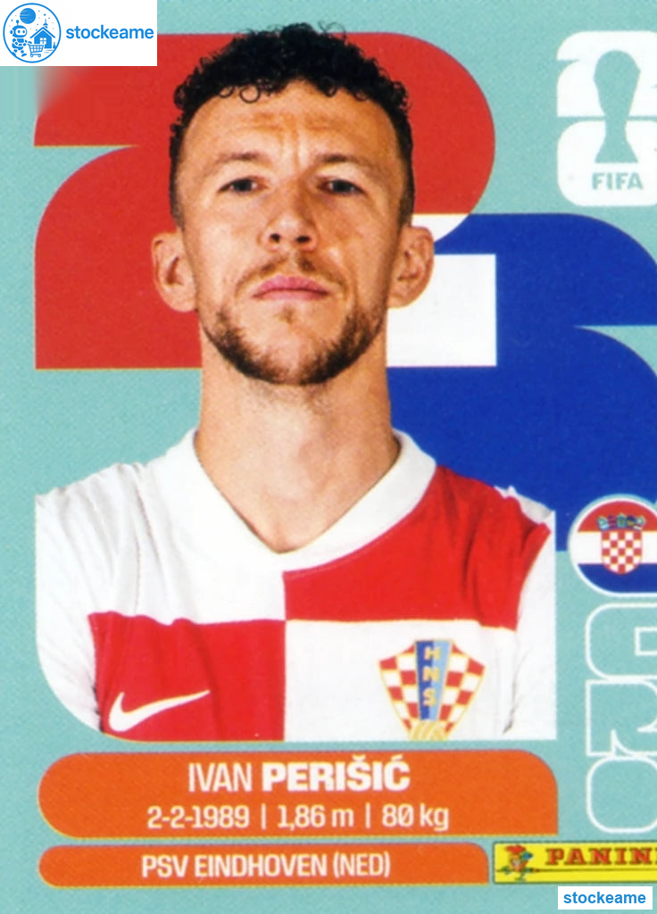 CRO016 - Ivan Perišić | Croatia | Panini World Cup 2026 Base Sticker - Image 2