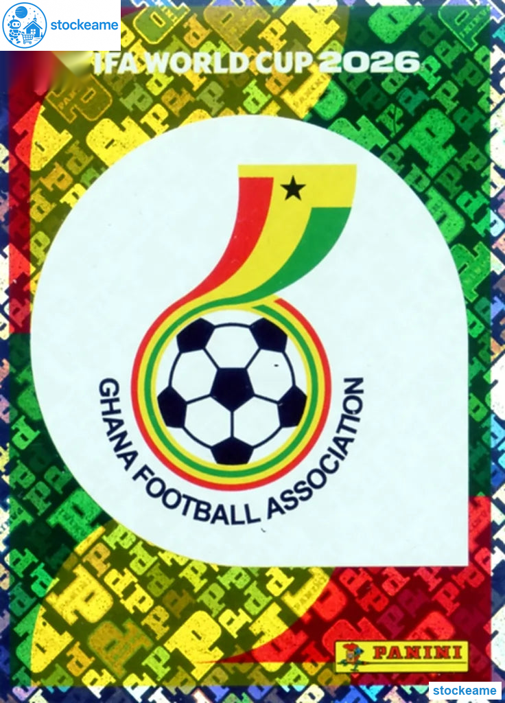 GHA001 - Emblem | Ghana | Panini World Cup 2026 Foil Sticker - Image 2