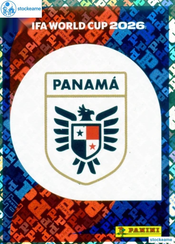 PAN001 - Emblem | Panama | Panini World Cup 2026 Foil Sticker - Image 2