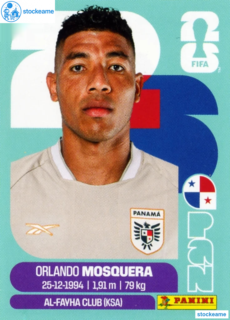 PAN002 - Orlando Mosquera | Panama | Panini World Cup 2026 Base Sticker - Image 2