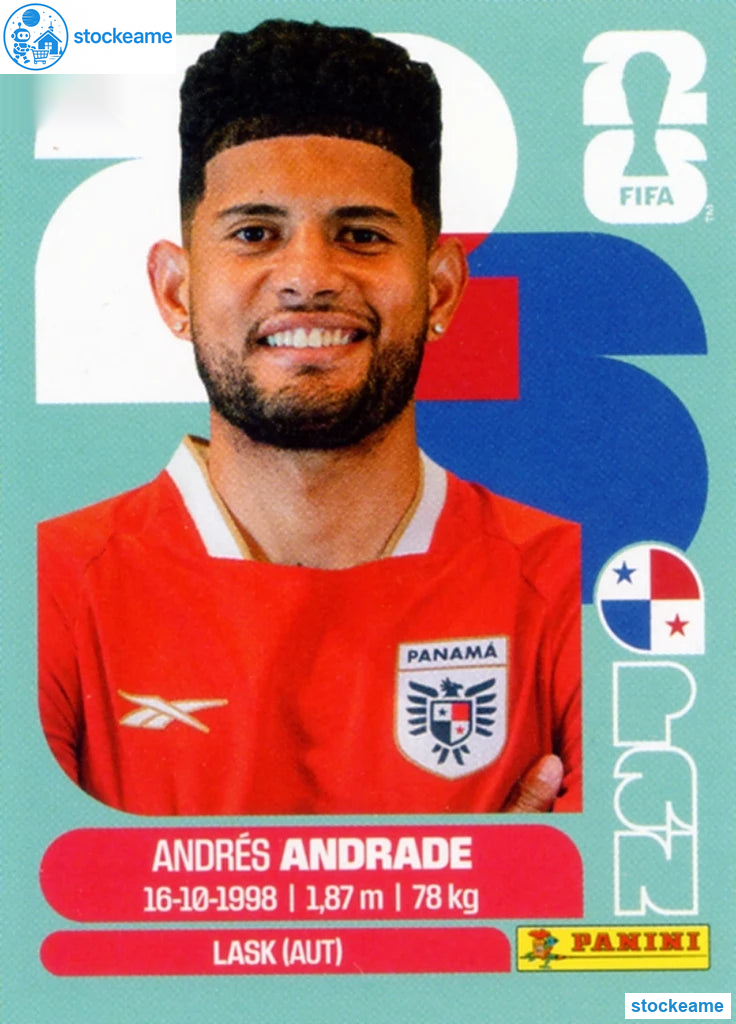 PAN005 - Andres Andrade | Panama | Panini World Cup 2026 Base Sticker - Image 2