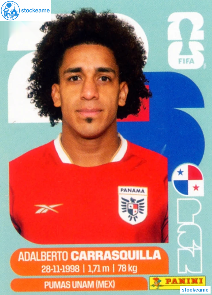 PAN012 - Adalberto Carrasquilla | Panama | Panini World Cup 2026 Base Sticker - Image 2