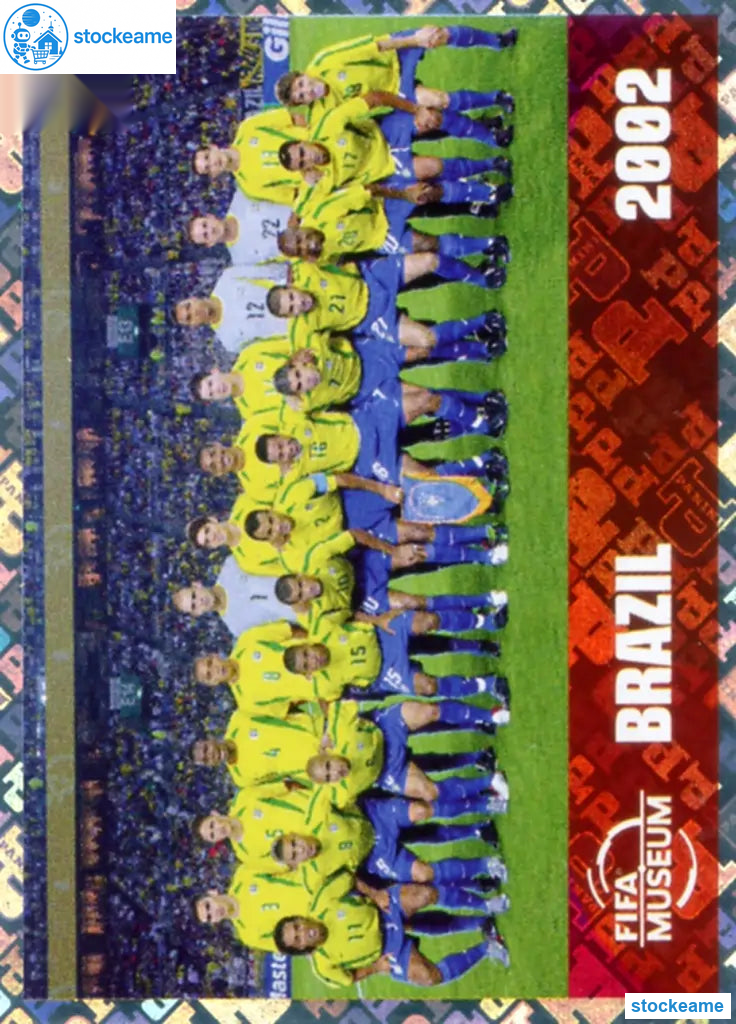 FWC016 - Brazil 2002 | FIFA World Cup History | Panini World Cup 2026 Foil Sticker - Image 2