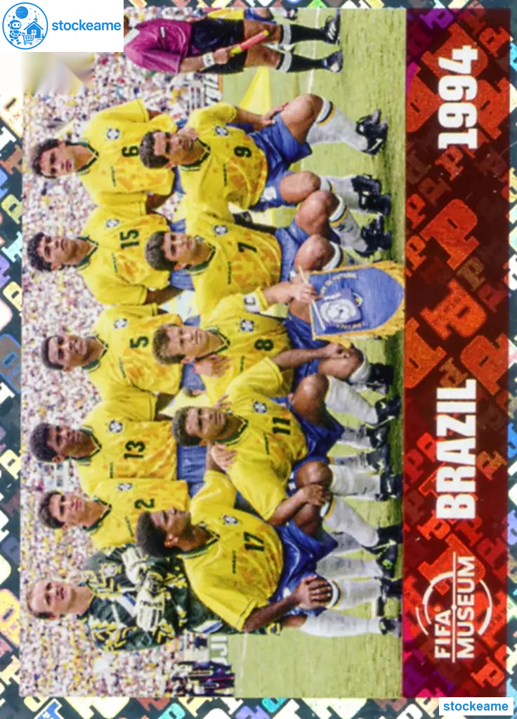 FWC015 - Brazil 1994 | FIFA World Cup History | Panini World Cup 2026 Foil Sticker - Image 2
