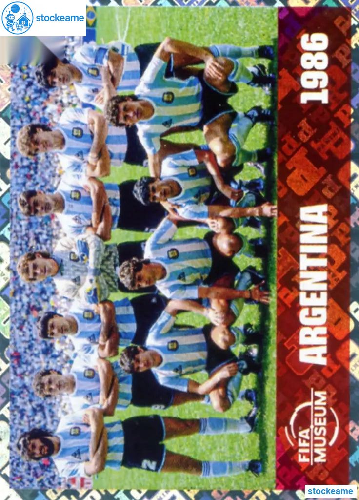FWC014 - Argentina 1986 | FIFA World Cup History | Panini World Cup 2026 Foil Sticker - Image 2