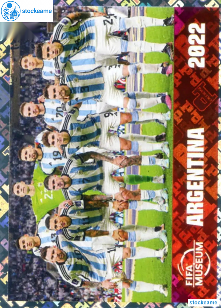FWC019 - Argentina 2022 | FIFA World Cup History | Panini World Cup 2026 Foil Sticker - Image 2