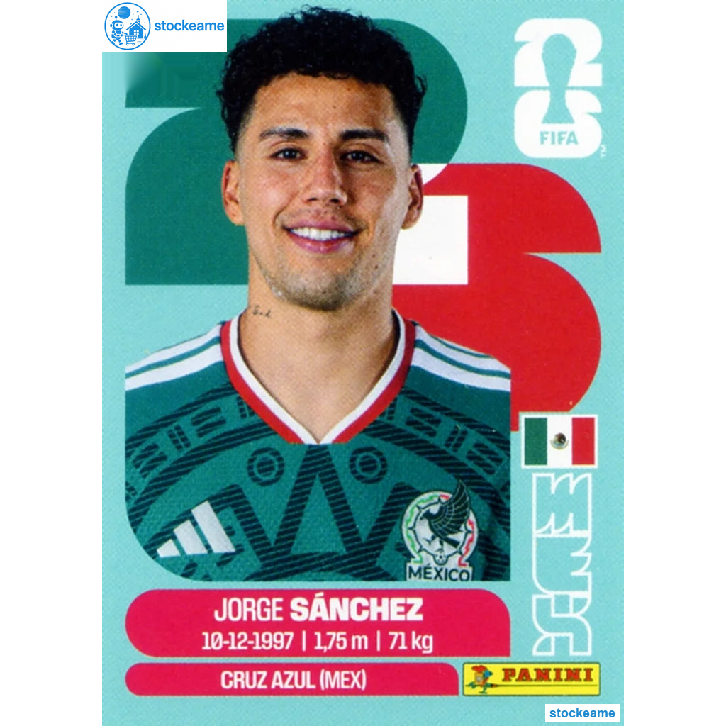 MEX004 - Jorge Sánchez | Mexico | Panini World Cup 2026 Base Sticker