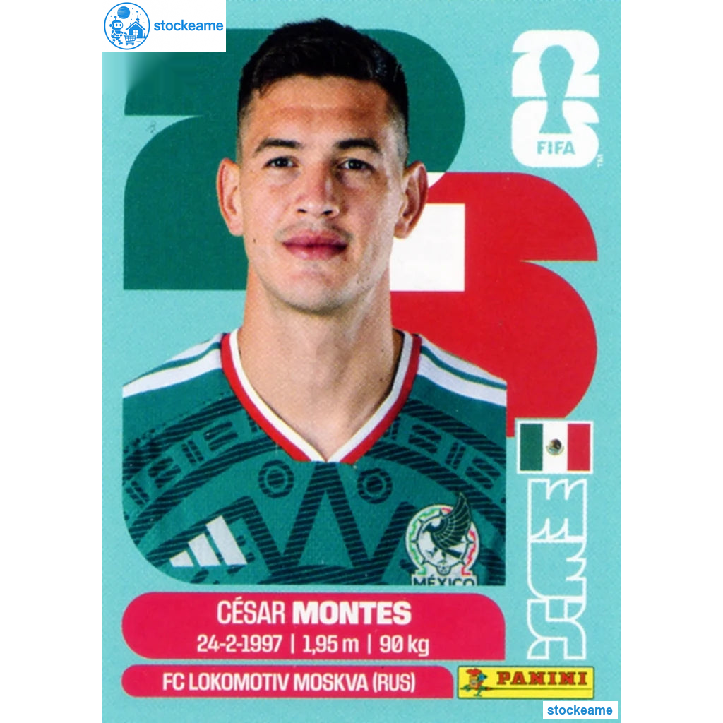 MEX005 - Cesar Montes | Mexico | Panini World Cup 2026 Base Sticker