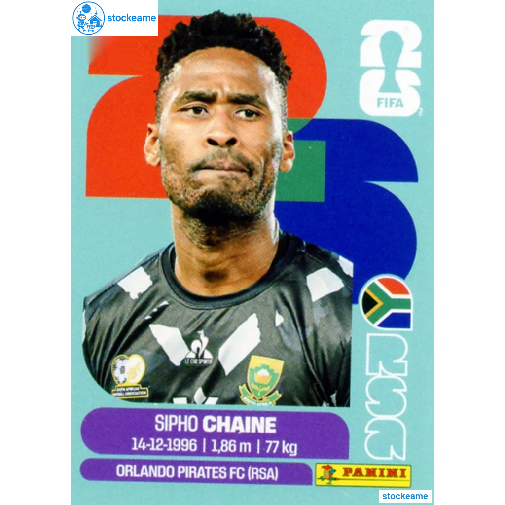 RSA003 - Sipho Chaine | South Africa | Panini World Cup 2026 Base Sticker