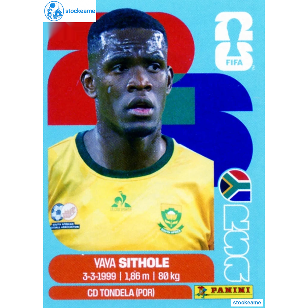 RSA015 - Yaya Sithole | South Africa | Panini World Cup 2026 Base Sticker