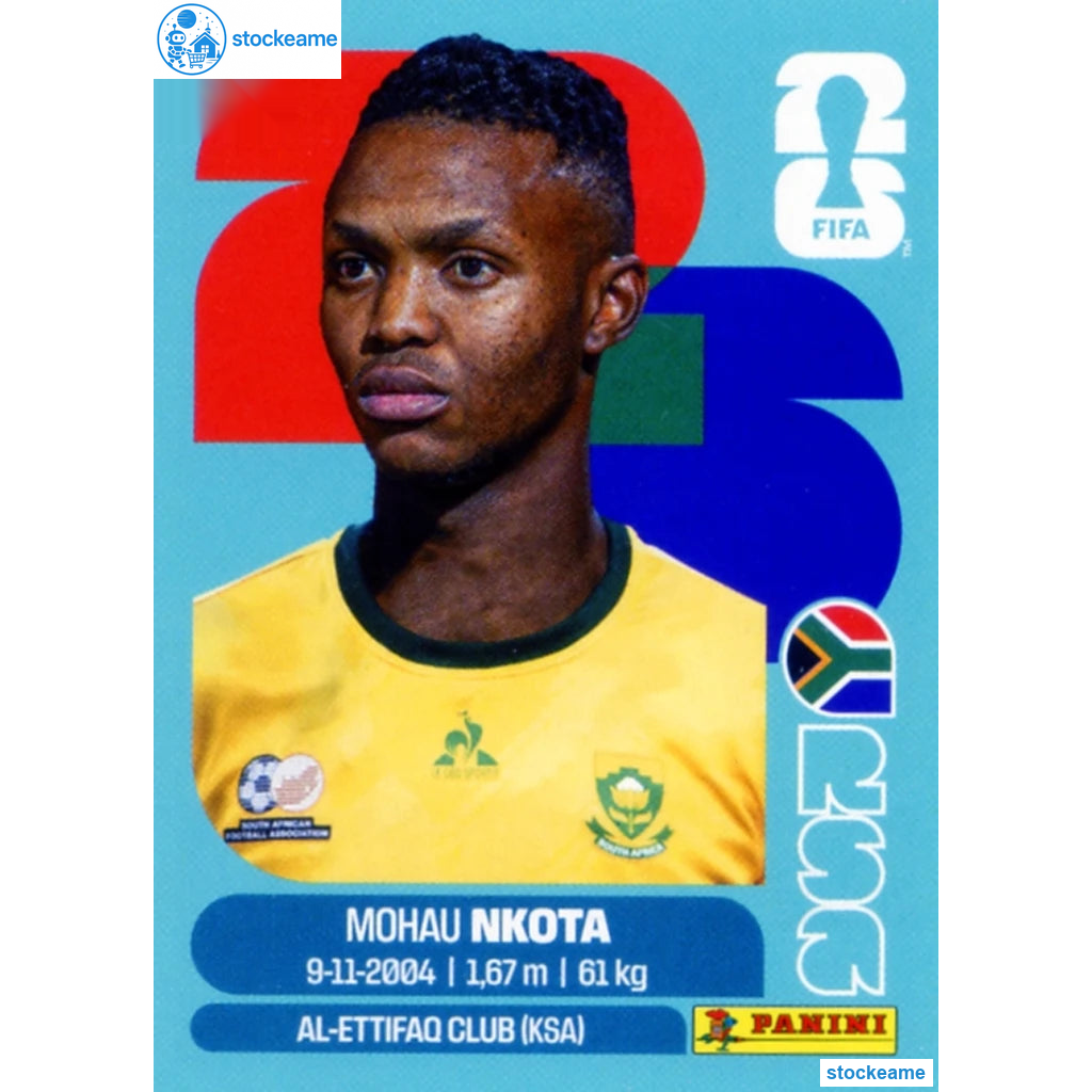 RSA019 - Mohau Nkota | South Africa | Panini World Cup 2026 Base Sticker