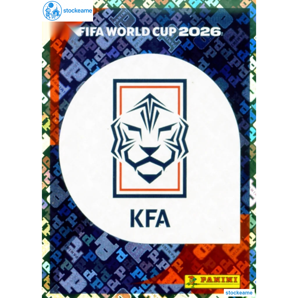 KOR001 - Emblem | South Korea | Panini World Cup 2026 Foil Sticker