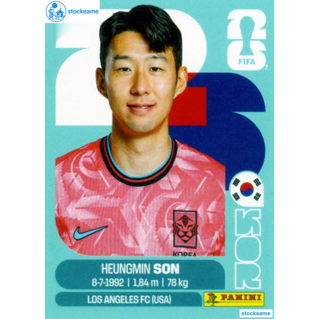 KOR018 - Heung-min Son | South Korea | Panini World Cup 2026 Base Sticker