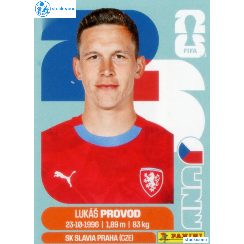 CZE010 - Lukas Provod | Czechia | Panini World Cup 2026 Base Sticker