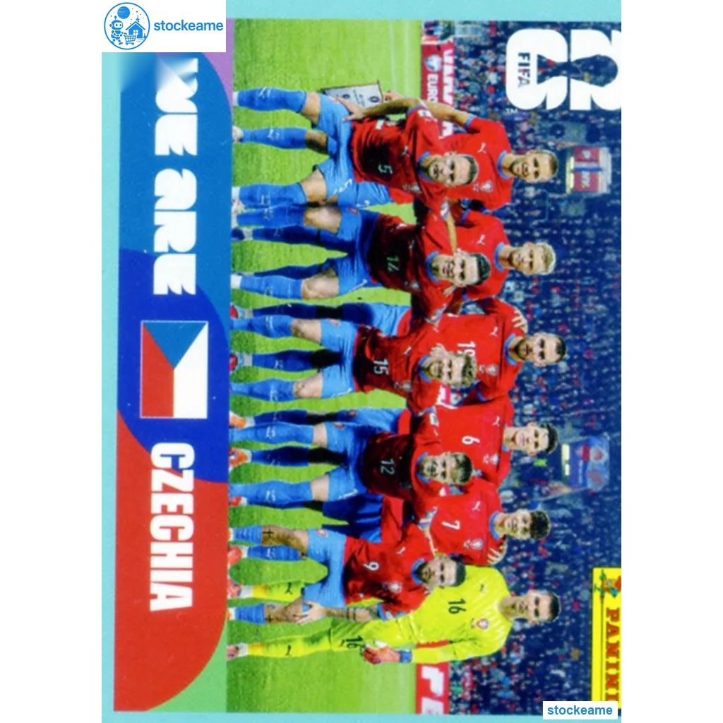 CZE013 - Team Photo | Czechia | Panini World Cup 2026 Base Sticker