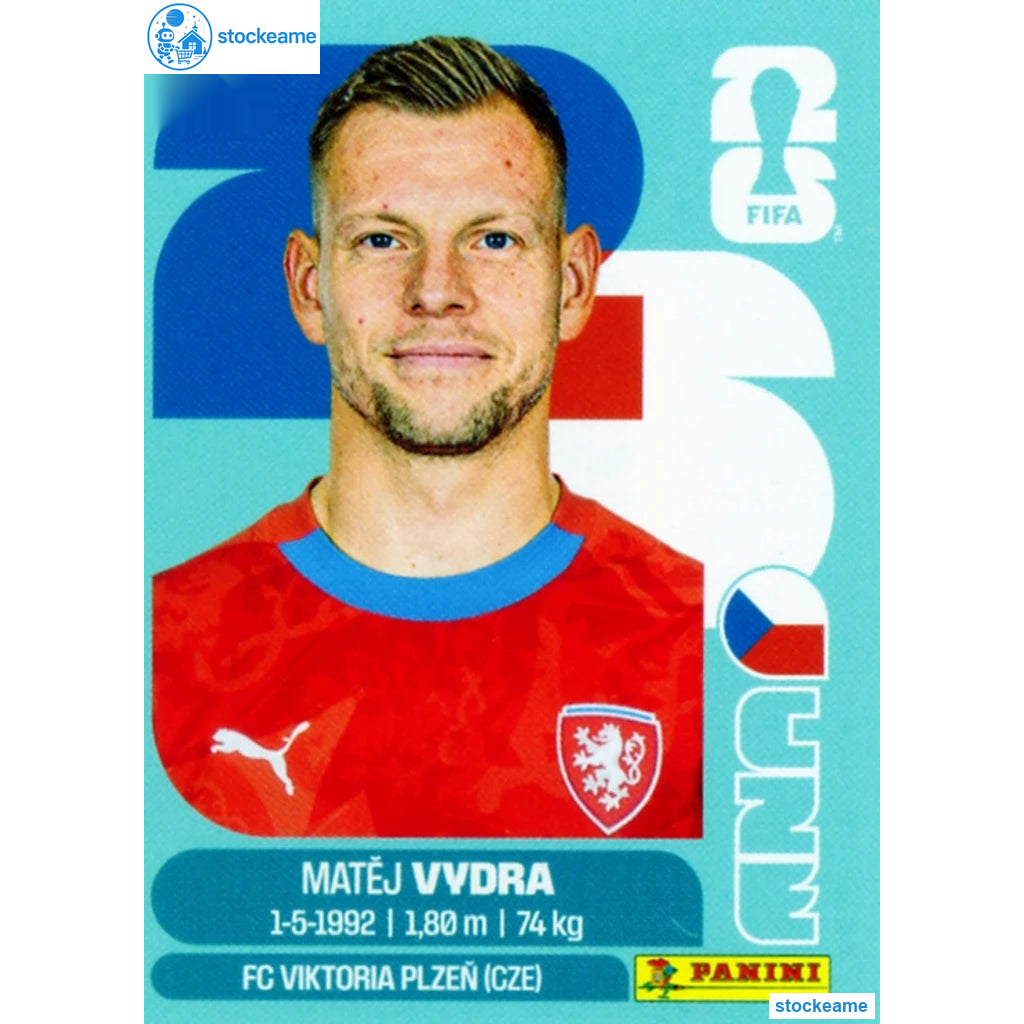 CZE015 - Matej Vydra | Czechia | Panini World Cup 2026 Base Sticker