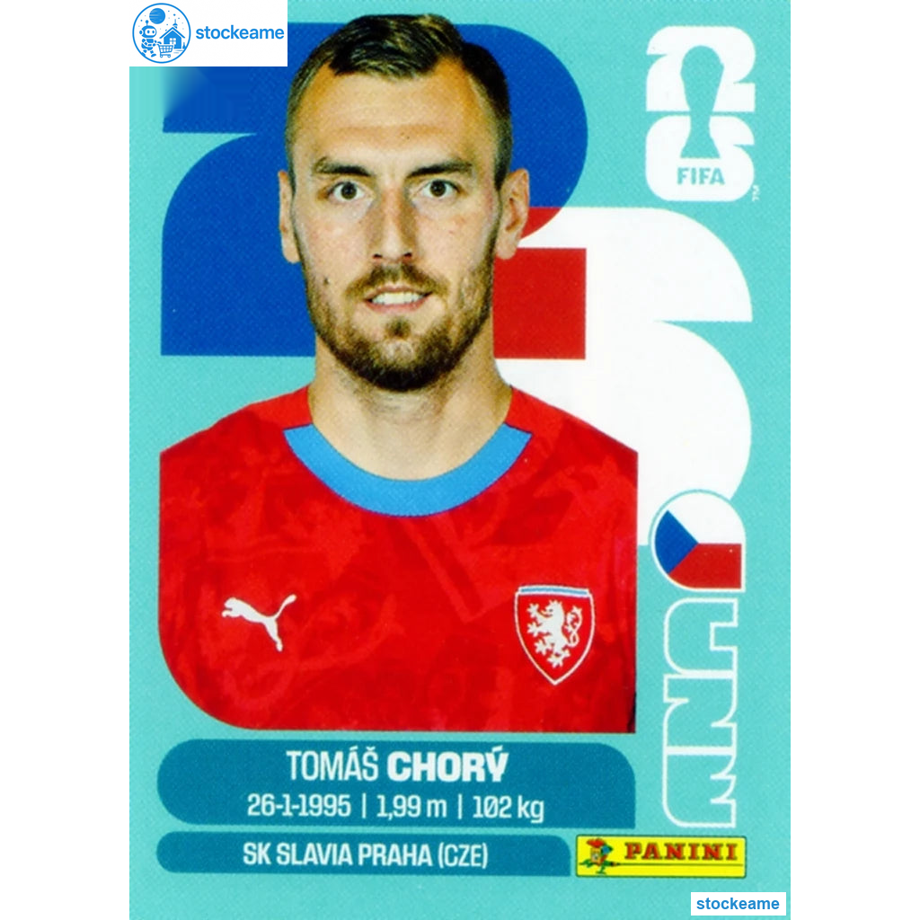 CZE017 - Tomas Chory | Czechia | Panini World Cup 2026 Base Sticker