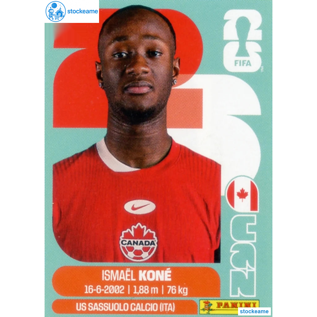 CAN011 - Ismaël Koné | Canada | Panini World Cup 2026 Base Sticker