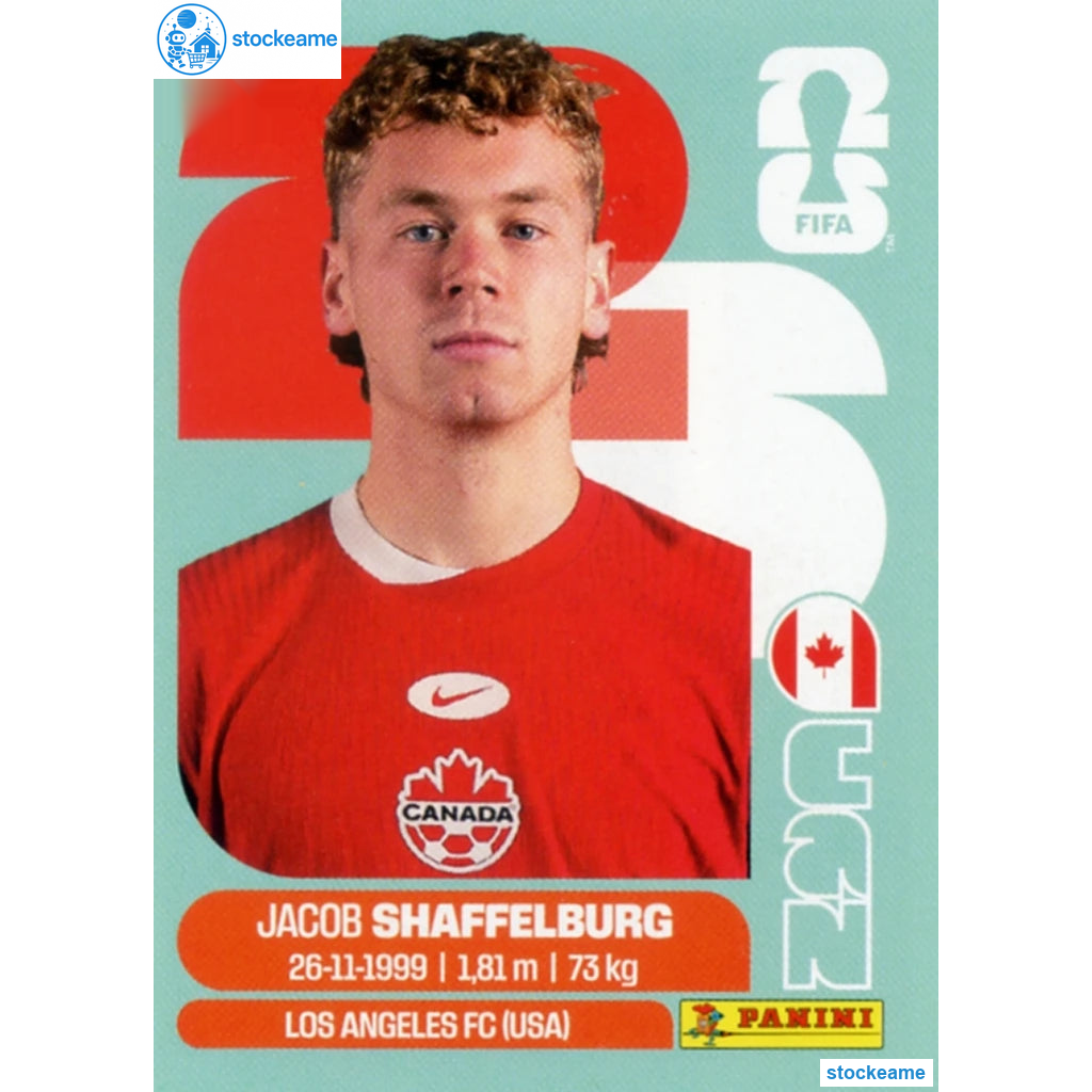 CAN014 - Jacob Shaffelburg | Canada | Panini World Cup 2026 Base Sticker