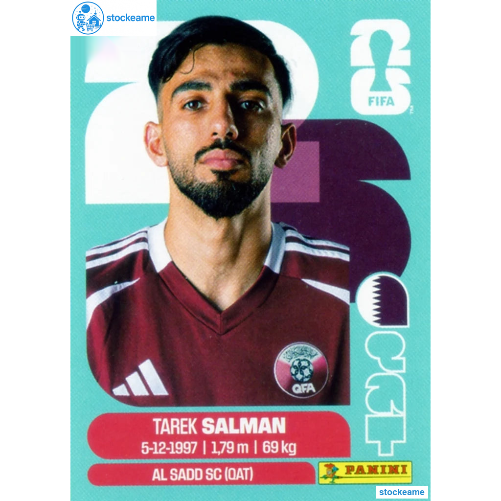 QAT008 - Tarek Salman | Qatar | Panini World Cup 2026 Base Sticker