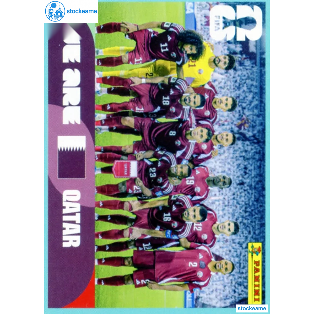 QAT013 - Team Photo | Qatar | Panini World Cup 2026 Base Sticker