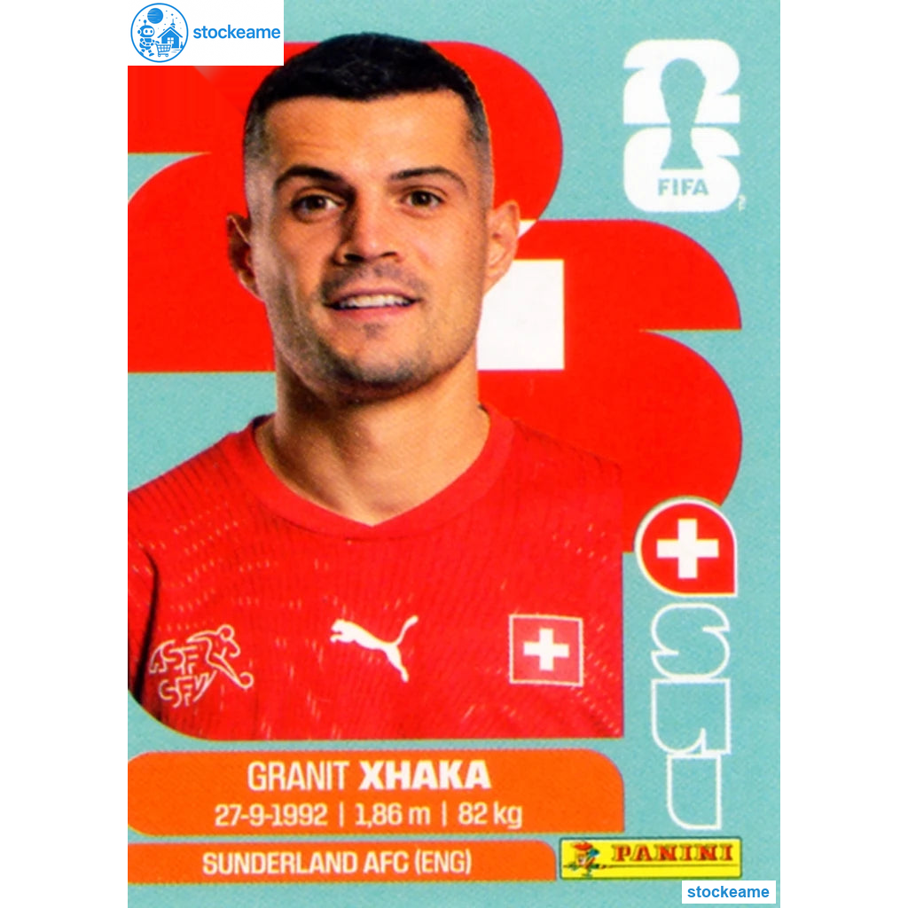 SUI009 - Granit Xhaka | Switzerland | Panini World Cup 2026 Base Sticker