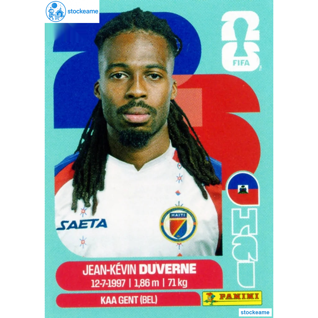 HAI005 - Jean-Kevin Duverne | Haiti | Panini World Cup 2026 Base Sticker