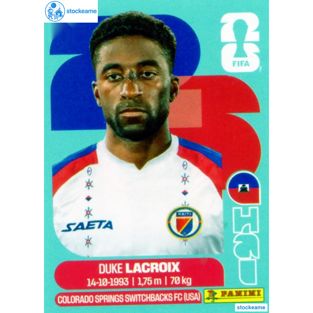 HAI007 - Duke Lacroix | Haiti | Panini World Cup 2026 Base Sticker