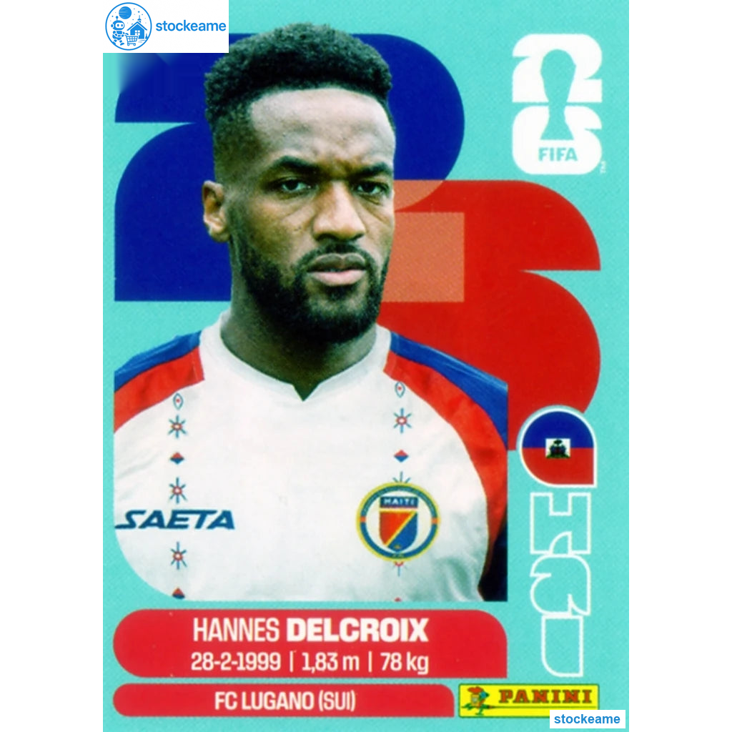 HAI009 - Hannes Delcroix | Haiti | Panini World Cup 2026 Base Sticker
