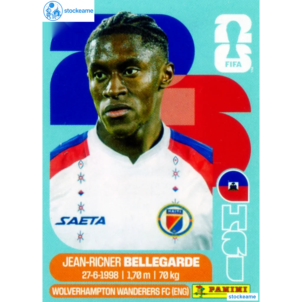 HAI012 - Jean-Ricner Bellegarde | Haiti | Panini World Cup 2026 Base Sticker