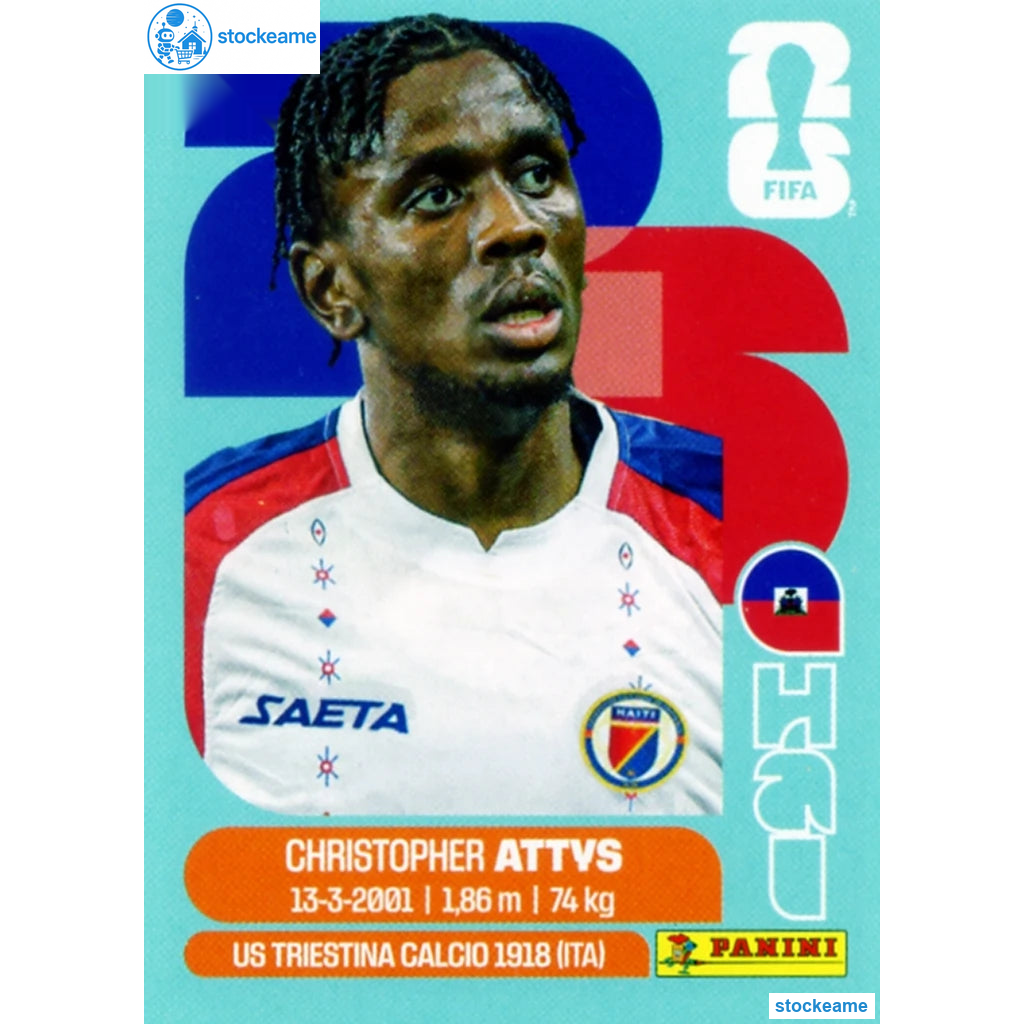 HAI014 - Christopher Attys | Haiti | Panini World Cup 2026 Base Sticker