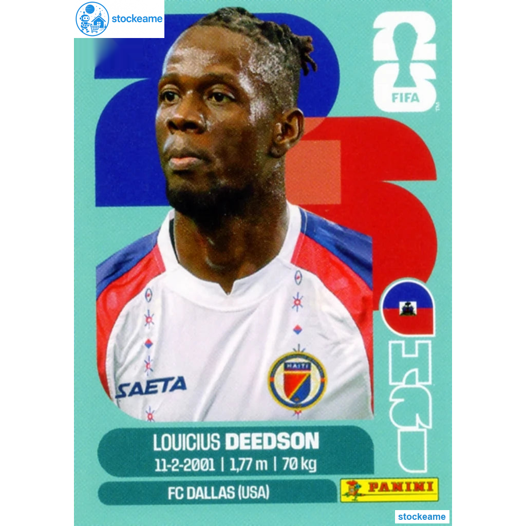HAI019 - Louicius Deedson | Haiti | Panini World Cup 2026 Base Sticker