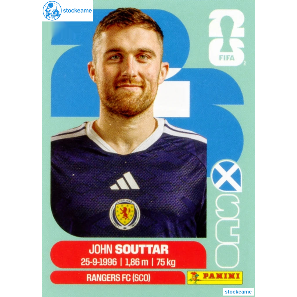 SCO008 - John Souttar | Scotland | Panini World Cup 2026 Base Sticker