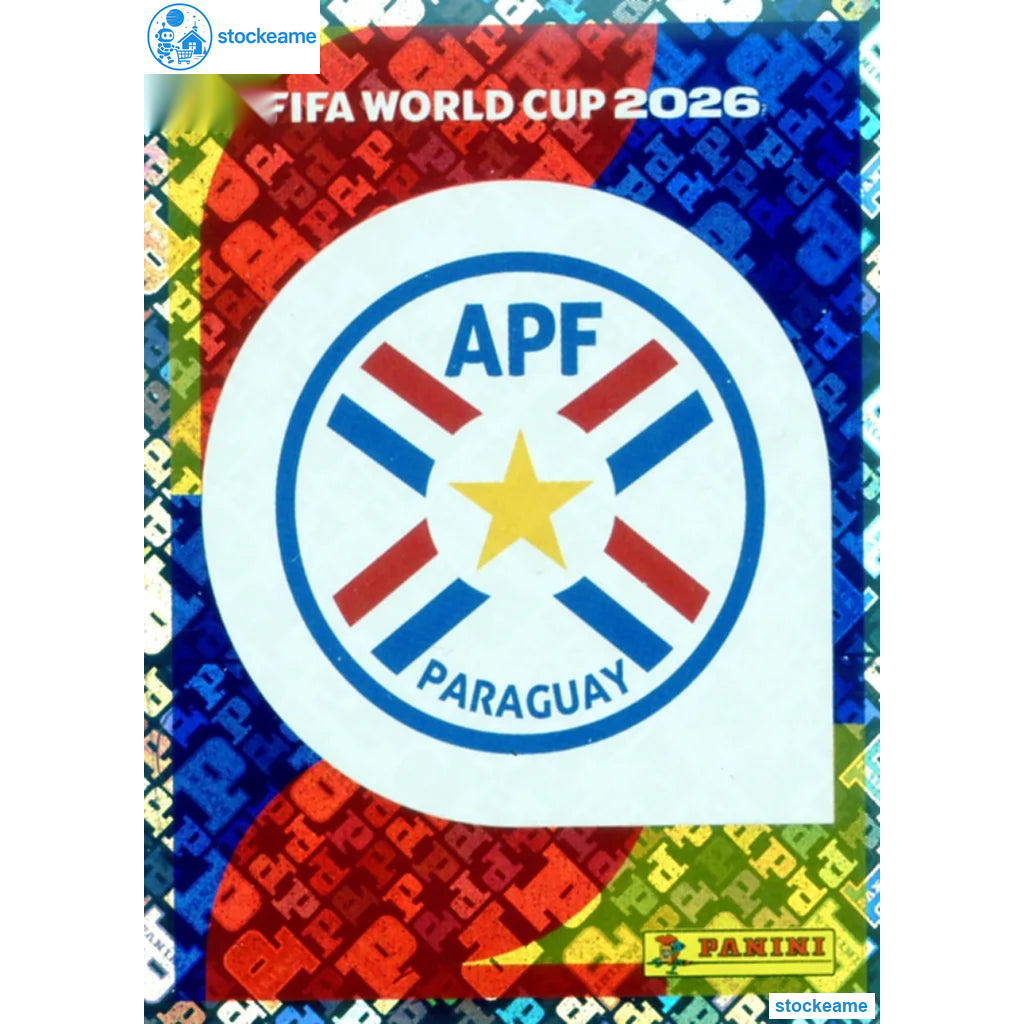 PAR001 - Emblem | Paraguay | Panini World Cup 2026 Foil Sticker