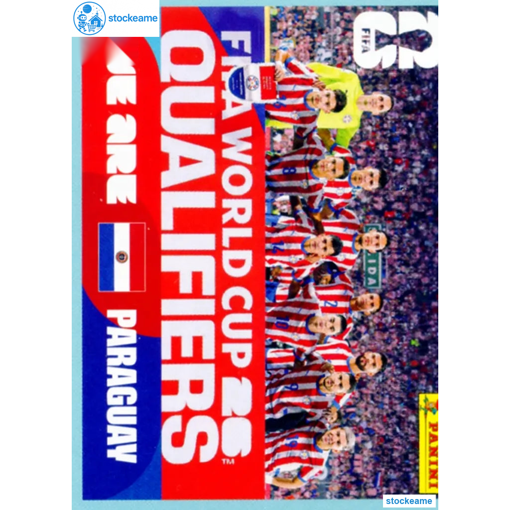 PAR013 - Equipo | Paraguay | Panini World Cup 2026 Base Sticker