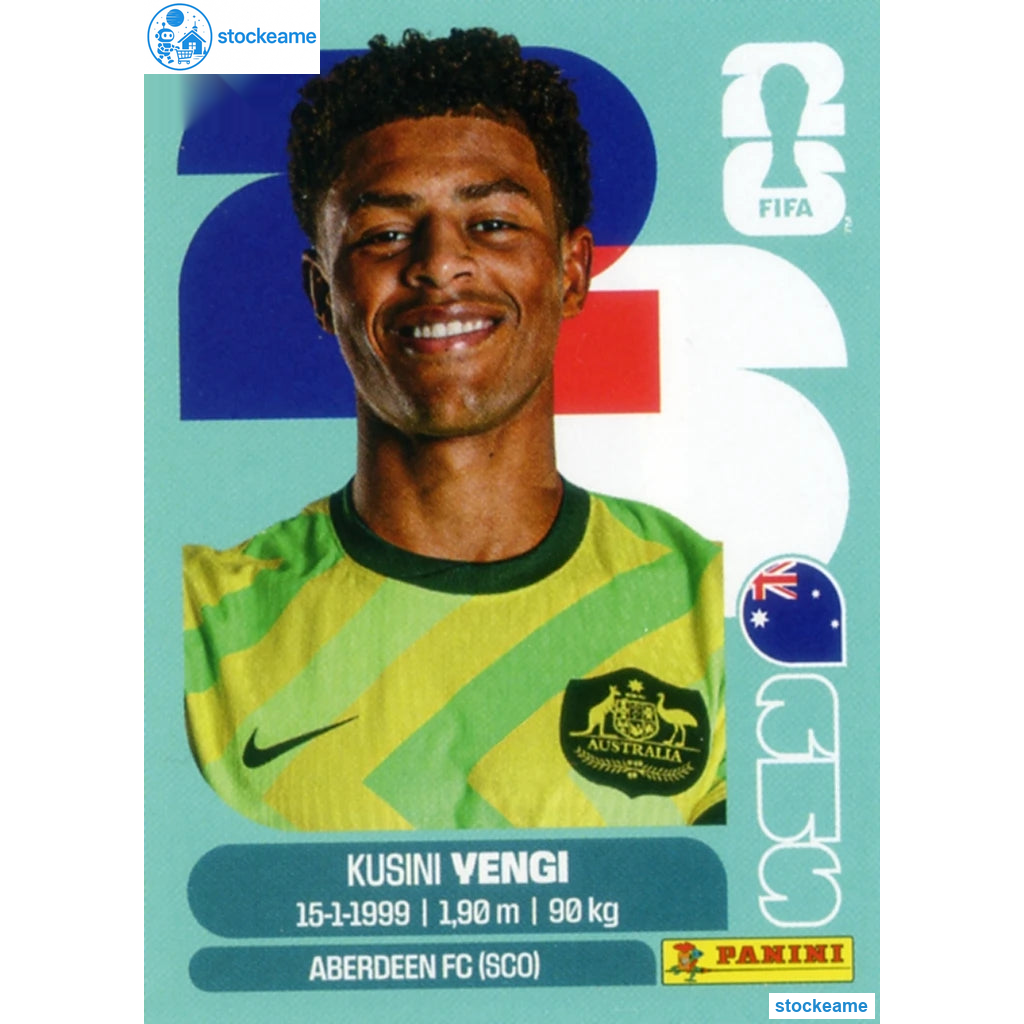AUS018 - Kusini Vengi | Australia | Panini World Cup 2026 Base Sticker