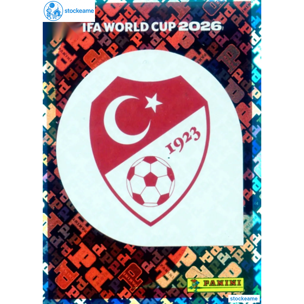 TUR001 - Emblem | Türkiye | Panini World Cup 2026 Foil Sticker
