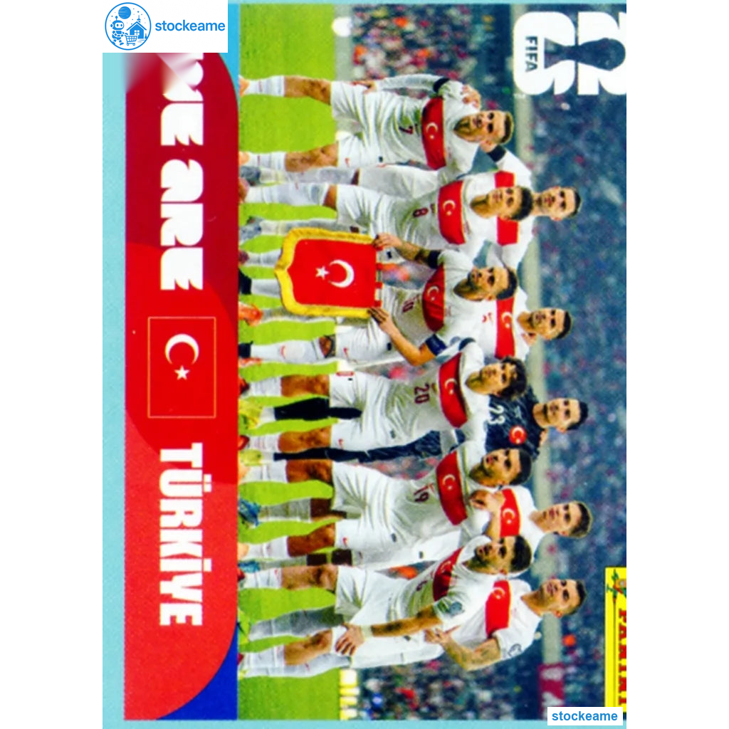 TUR013 - Team Photo | Türkiye | Panini World Cup 2026 Base Sticker
