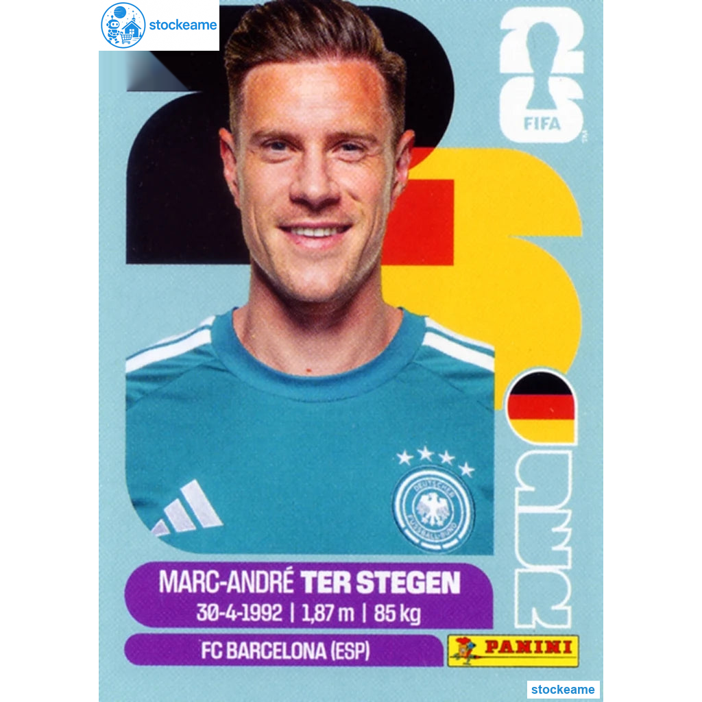 GER002 - Marc-André ter Stegen | Germany | Panini World Cup 2026 Base Sticker