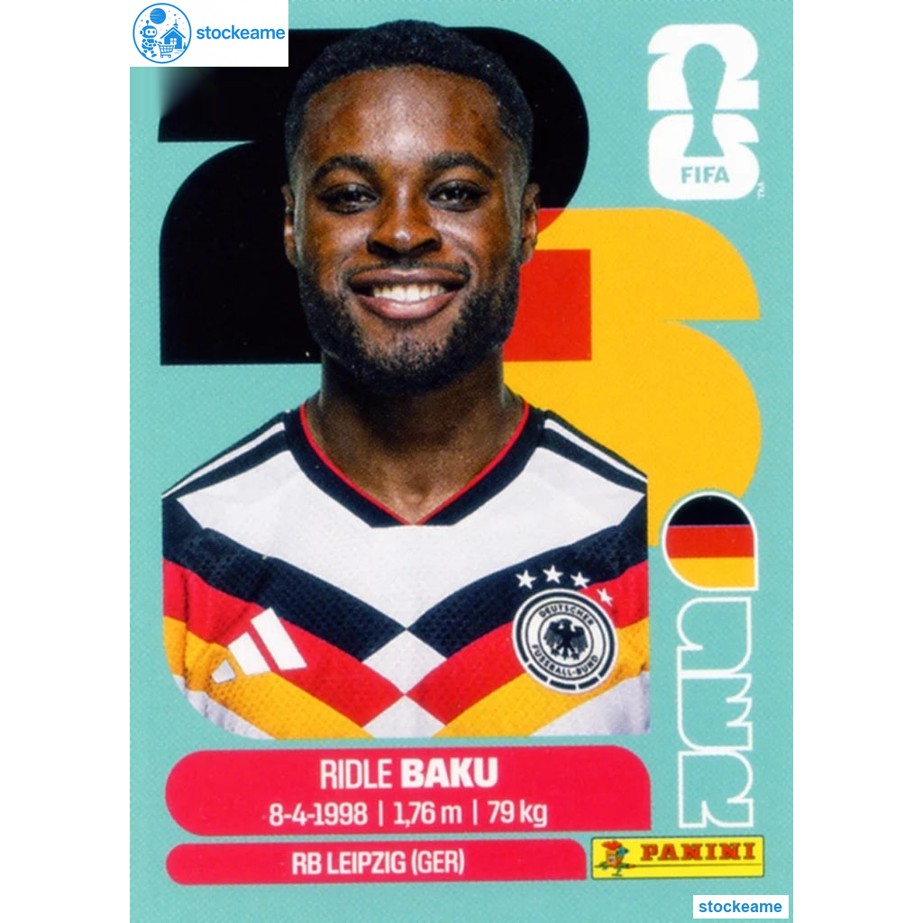 GER008 - Ridle Baku | Germany | Panini World Cup 2026 Base Sticker