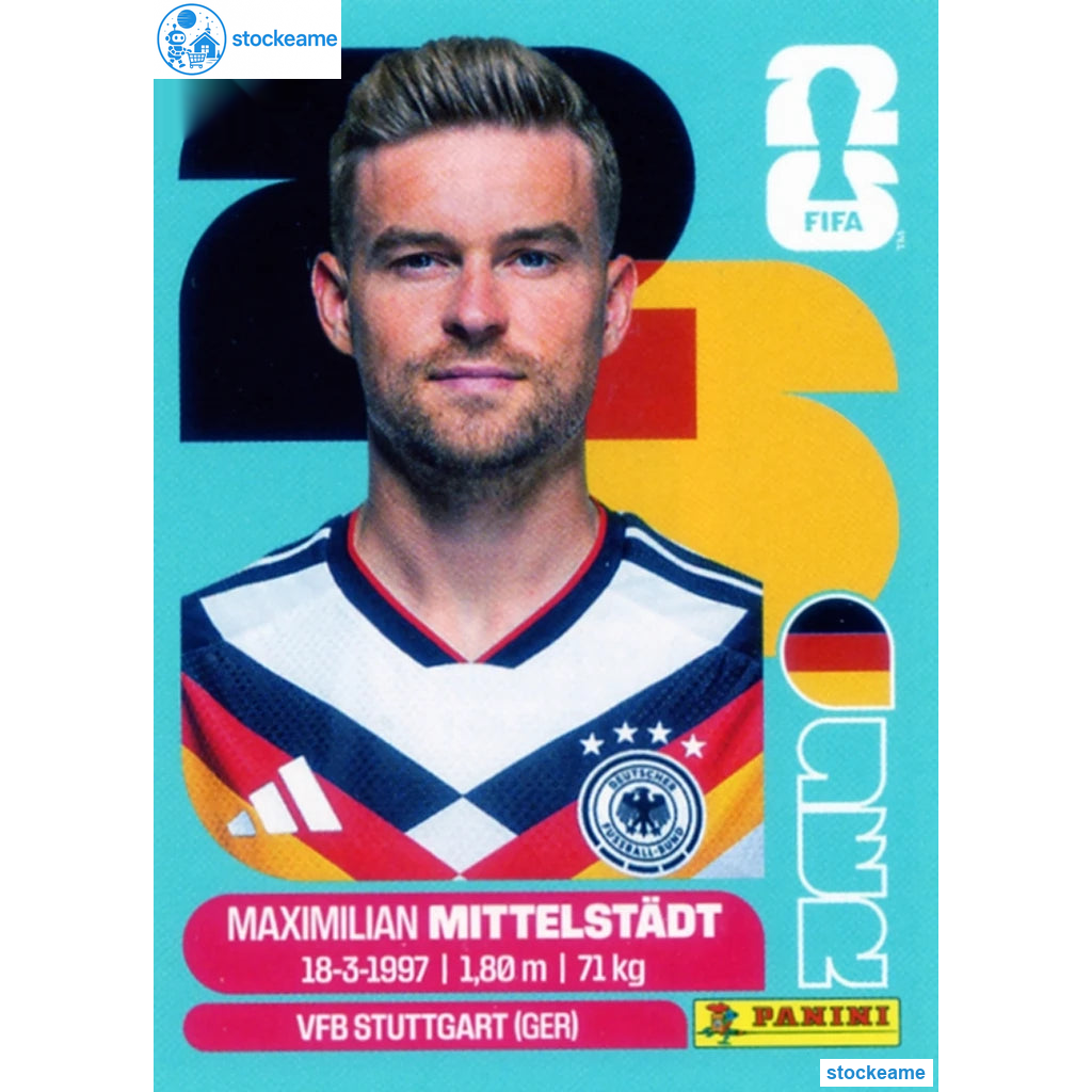 GER009 - Maximilian Mittelstadt | Germany | Panini World Cup 2026 Base Sticker