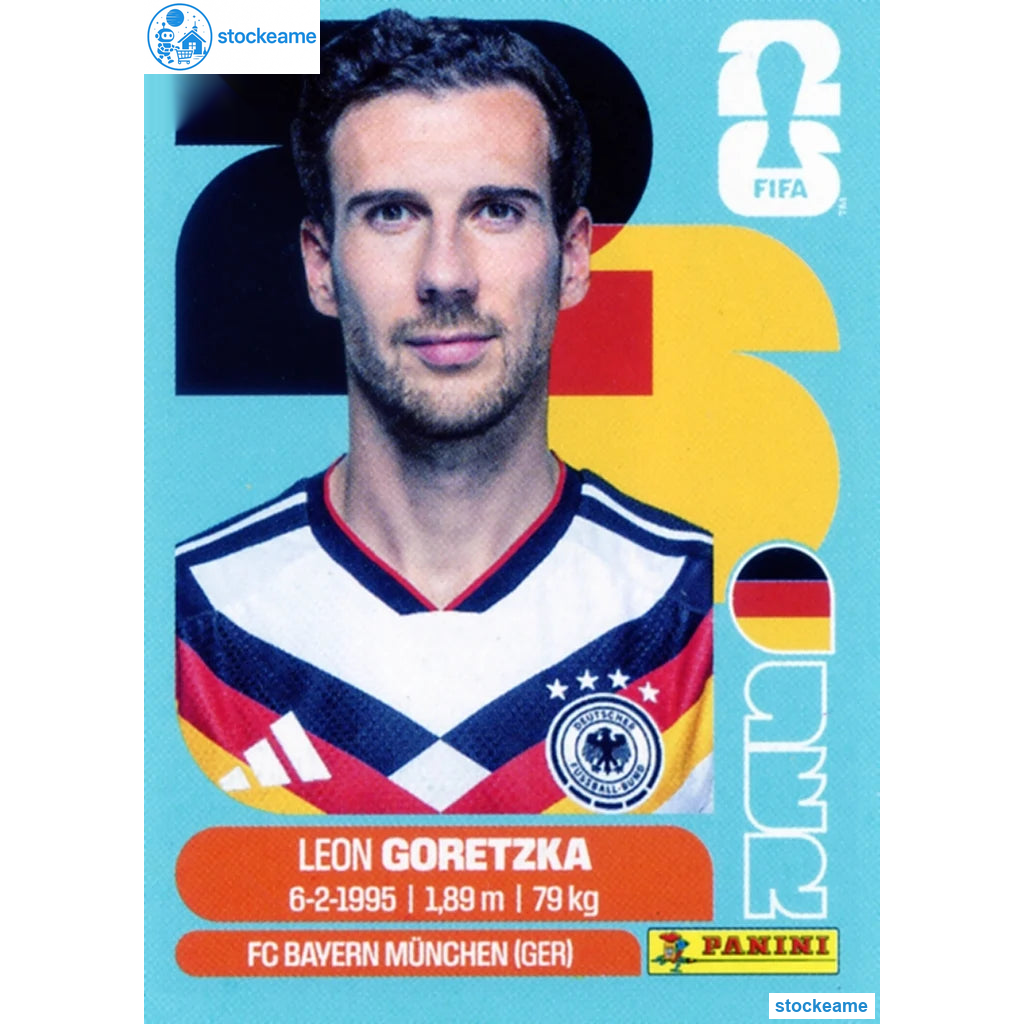 GER014 - Leon Goretzka | Germany | Panini World Cup 2026 Base Sticker